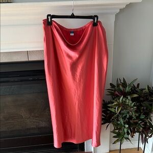 Old Navy Vibrant Pink Midi Skirt